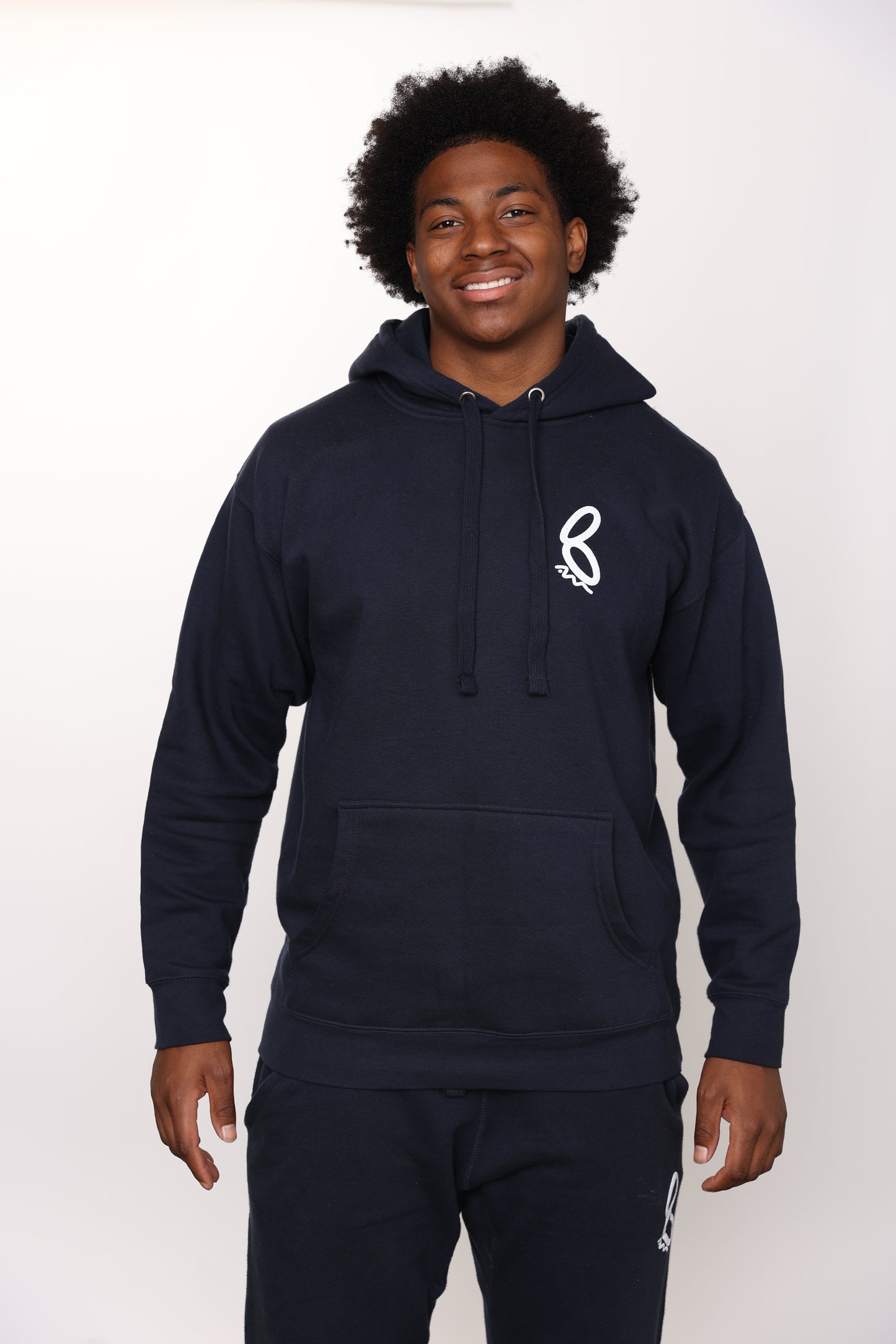 Ambitious & Motivated Hoodie - Navy Blue