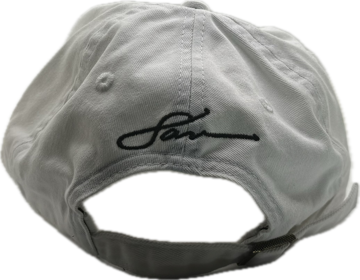 Ambitious & Motivated Dad Hat - White