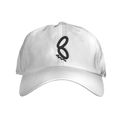 Ambitious & Motivated Dad Hat - White