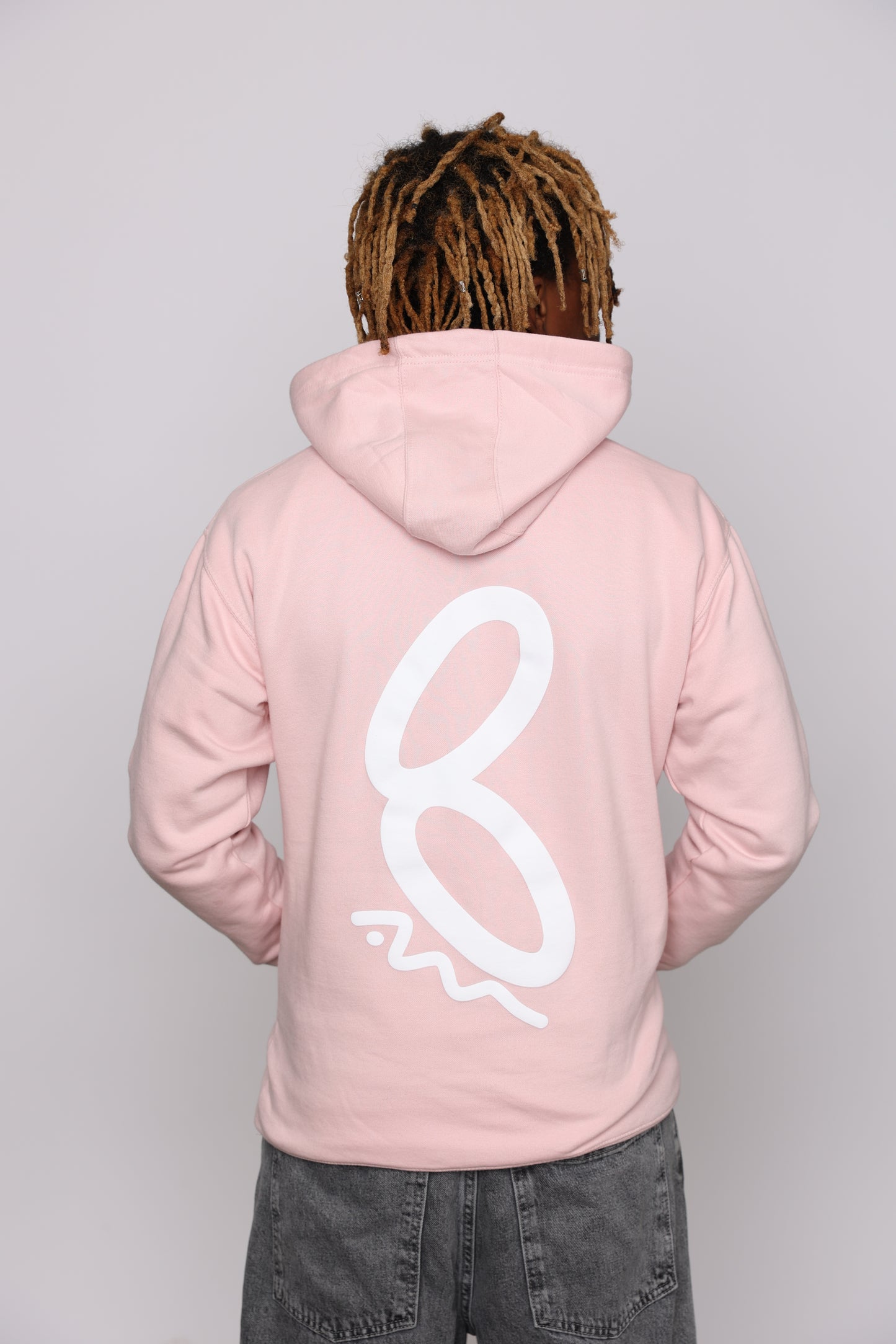 Ambitious & Motivated Hoodie - Powder Pink