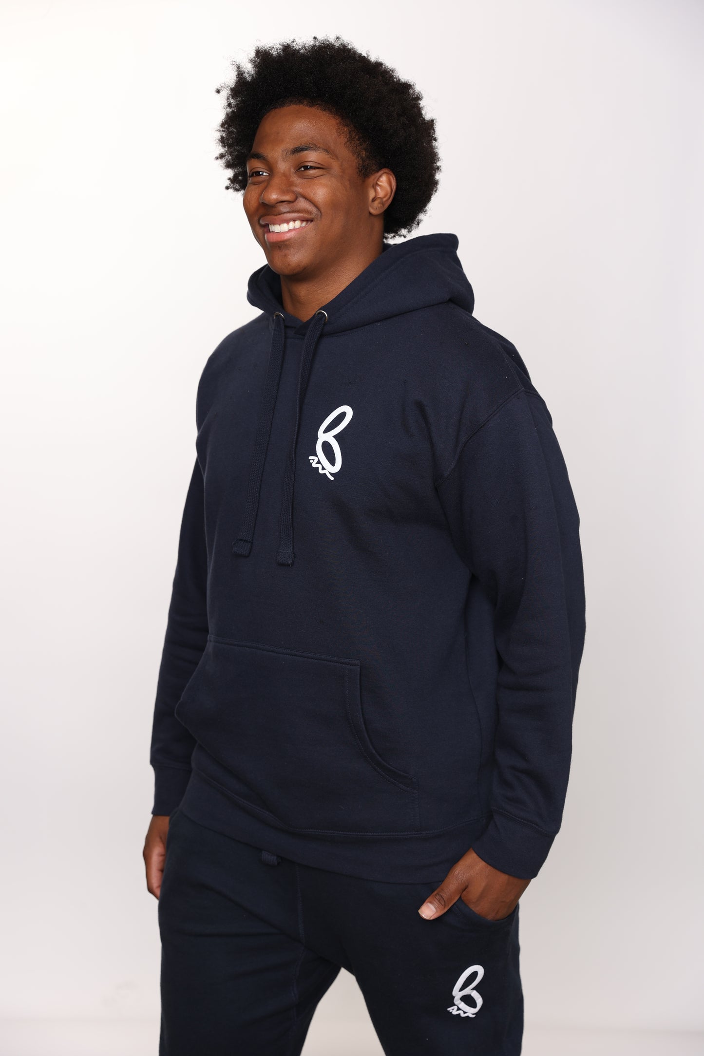 Ambitious & Motivated Hoodie - Navy Blue