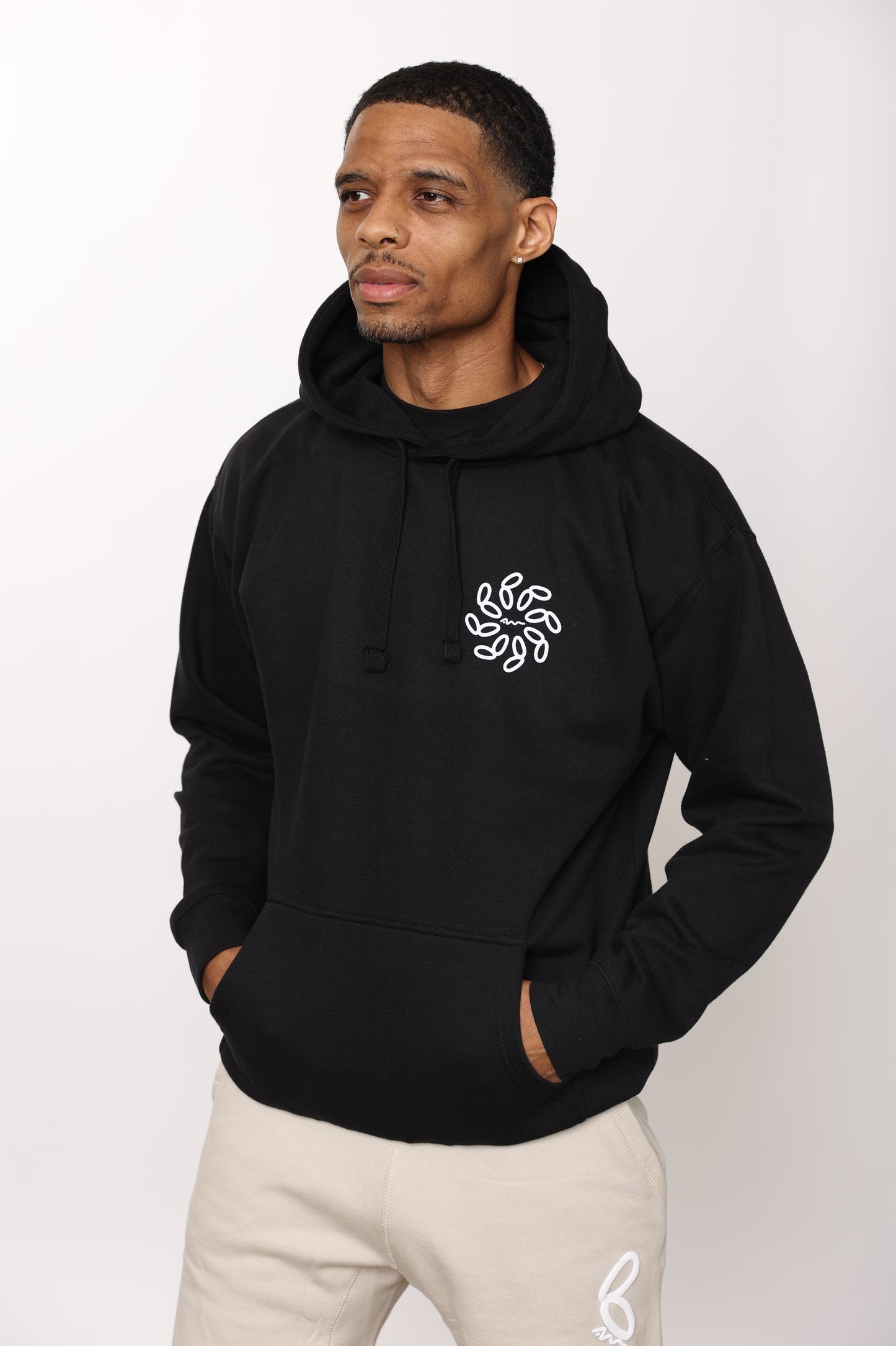 'Round The Clock Hoodie - Black