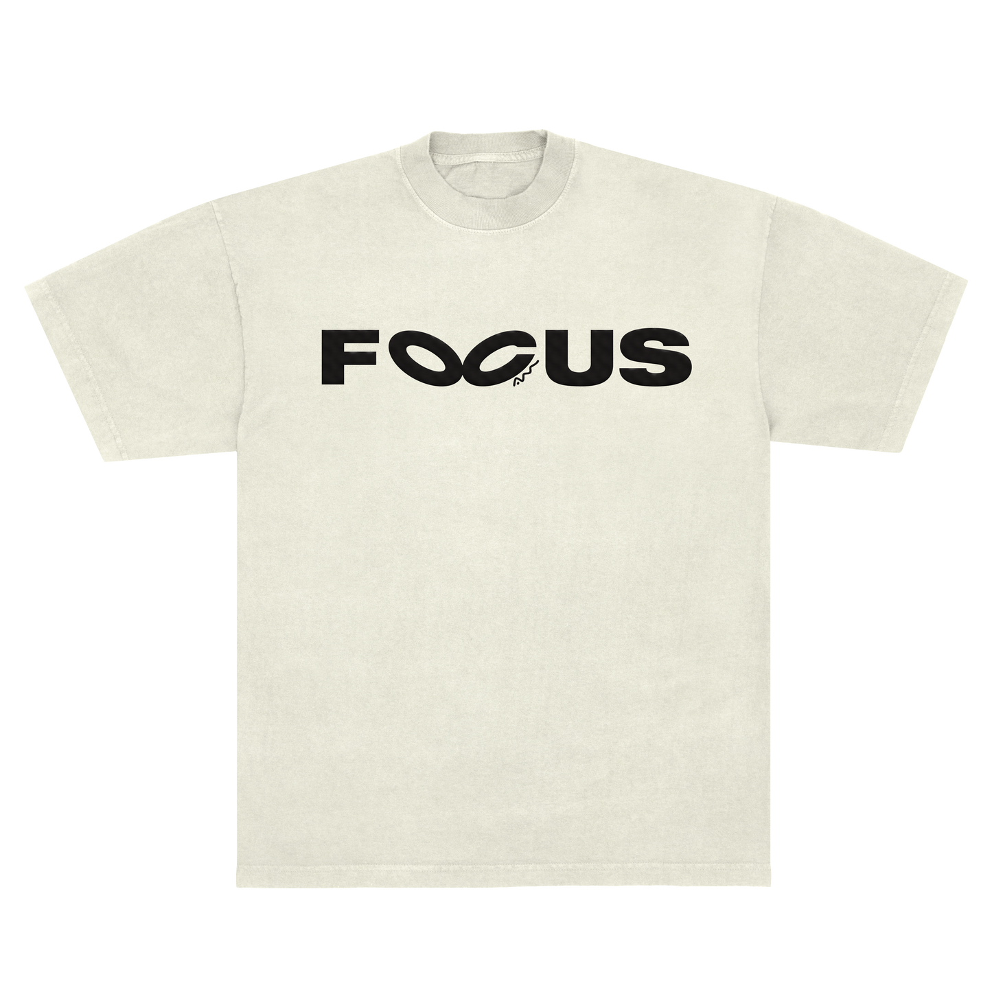 FOCUS TEE- OFF WHITE