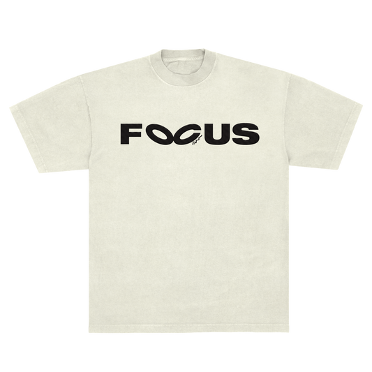 FOCUS TEE- OFF WHITE