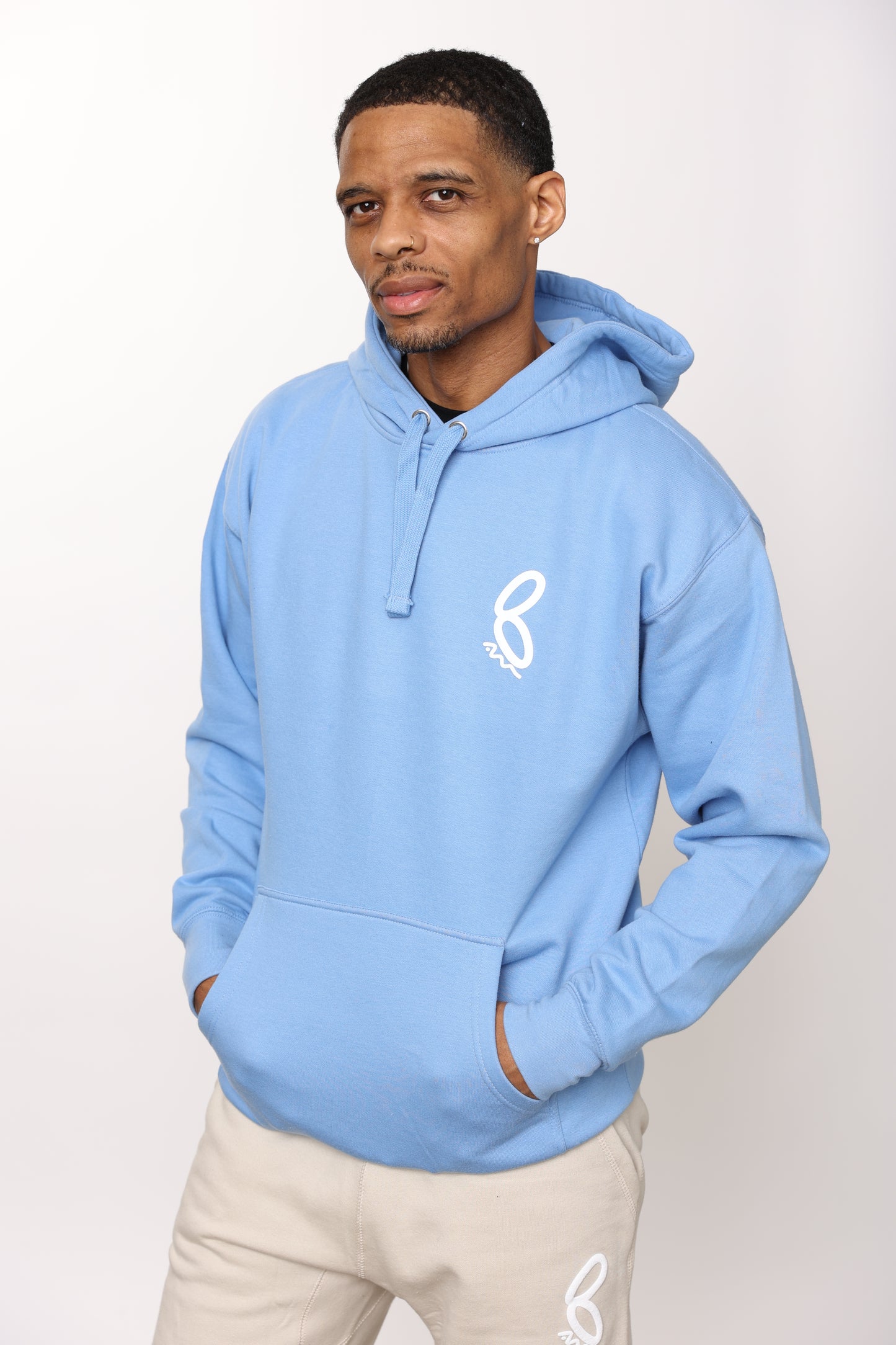 Ambitious & Motivated Hoodie - Powder Blue